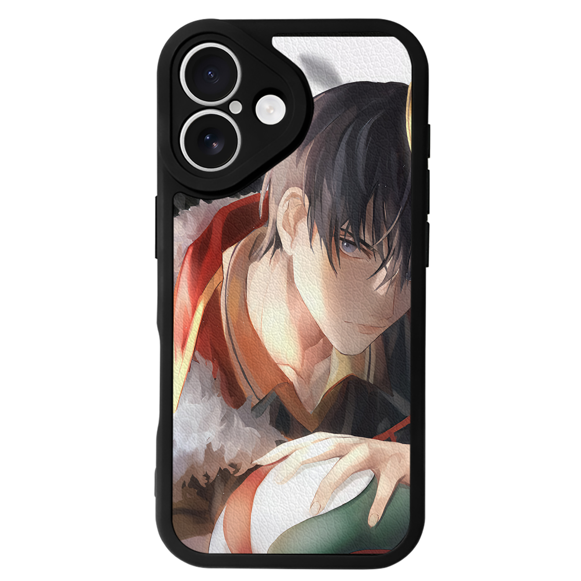 （画像用） ハイキュー!! Haikyu!! 【iPhone 16シリーズ対応】シリコンスマホケース（レザー調） 材質：シリコン